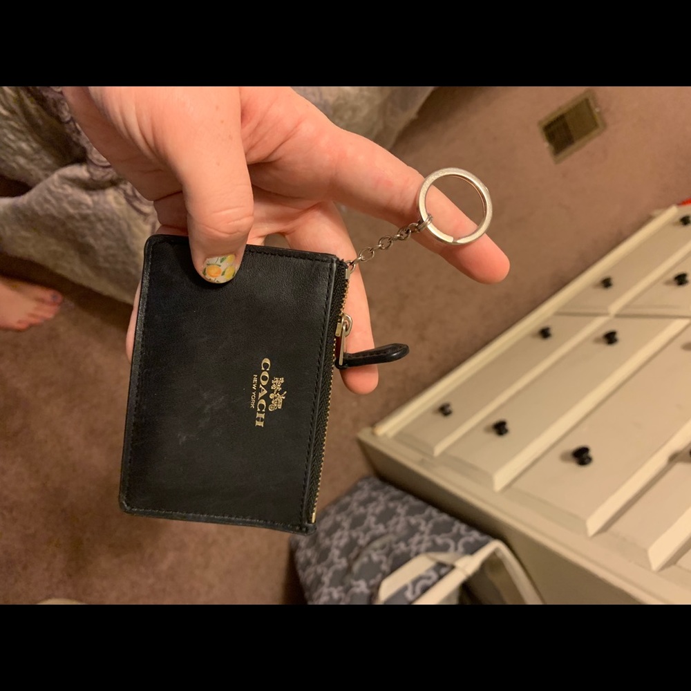 Coach keychain wallet